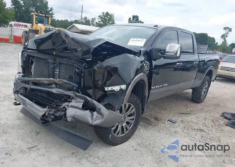 2018 Nissan Titan Xd Platinum Reserve Diesel from USA, damaged, VIN 1N6BA1F41JN524636